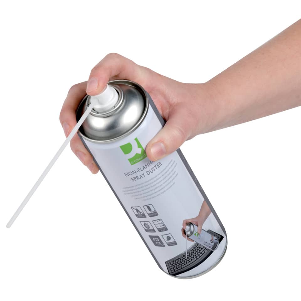 Aria compressa spray per pulizia Q-Connect non infiammabile 420 ml KF22365A