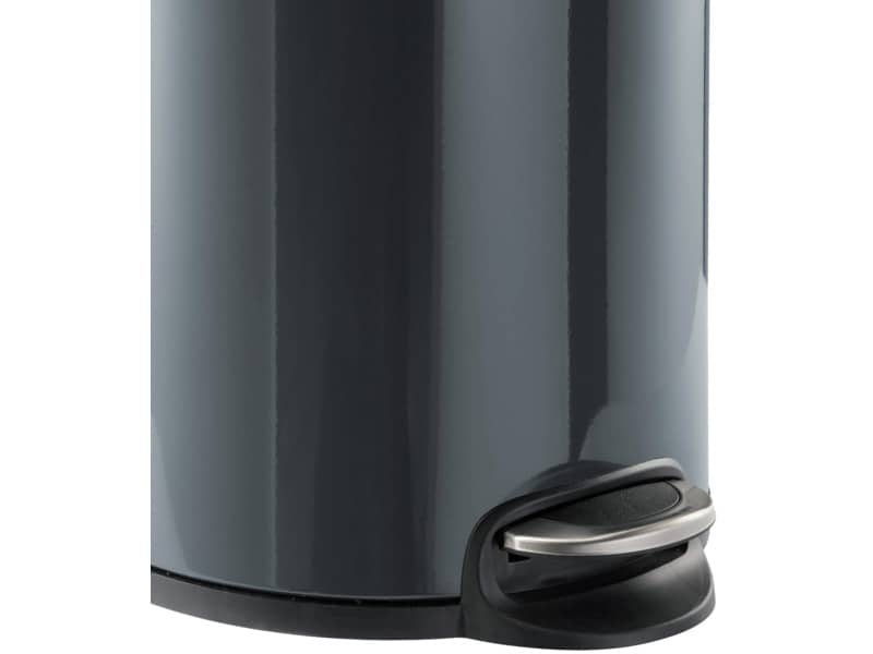 Cestino gettacarte DURABLE con pedale acciaio inox 5 l carbone 341058