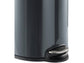 Cestino gettacarte DURABLE con pedale acciaio inox 5 l carbone 341058