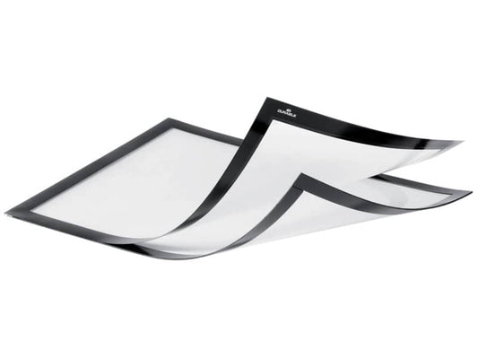 Cornici con pannello magnetico DURABLE DURAFRAME® MAGNETIC PLUS A4 nero 236x323mm conf. 2 - 498501