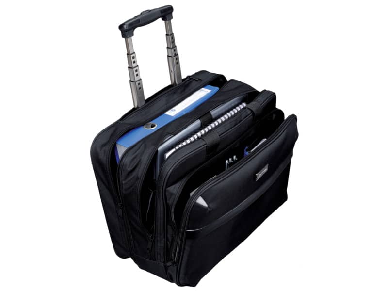 Trolley portacomputer Lightpak XRAY in poliestere 43x20x37 cm nero 46099