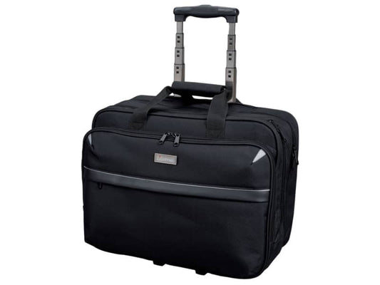 Trolley portacomputer Lightpak XRAY in poliestere 43x20x37 cm nero 46099