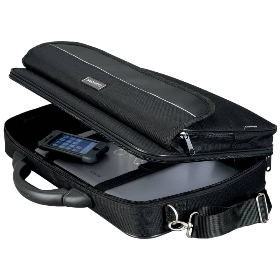 Borsa portacomputer Lightpak ELITE in poliestere nero S fino a 15,6" nero - 46110