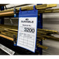 Tasche per identificazione Durable con fascette di aggancio blu f.to esterno mm 223x530- inserto A4 vert. cf. 50- 175007