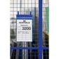Tasche per identificazione Durable con fascette di aggancio blu f.to esterno mm 223x530- inserto A4 vert. cf. 50- 175007