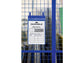 Tasche per identificazione Durable con fascette di aggancio blu f.to esterno mm 223x530- inserto A4 vert. cf. 50- 175007