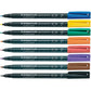 Penna a punta sintetica Staedtler Lumocolor permanent pen 318 F blu 318-3