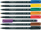 Penna a punta sintetica Staedtler Lumocolor permanent pen 317 M blu 317-3