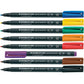 Penna a punta sintetica Staedtler Lumocolor permanent pen 317 M blu 317-3