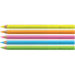Matita evidenziatore Faber-Castell Textliner Dry 1148 Grip Jumbo  giallo fluo - 114807