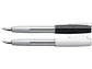 Penna stilografica Faber-Castell Loom Piano M finiture in resina lucida nera 149250