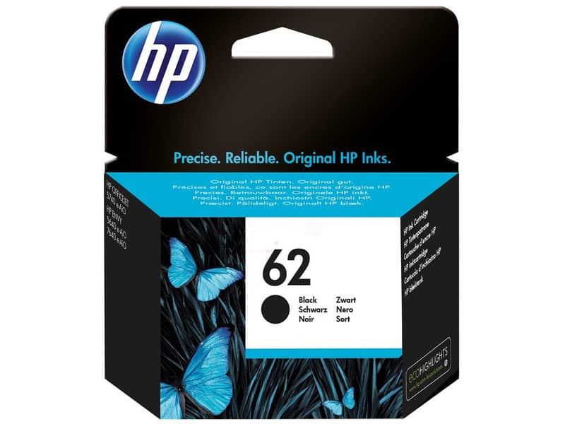 Cartuccia inkjet 62 HP nero  C2P04AE