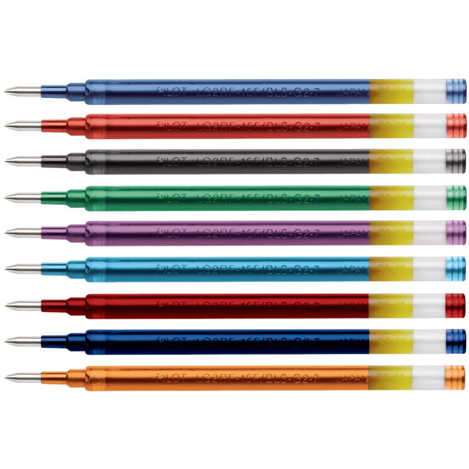 Refill Gel Pilot sfera a scatto G2 0,7 mm blu 012139