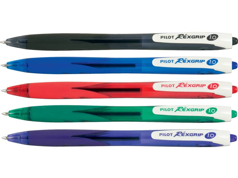 Penna a sfera ecologica Pilot Rexgrip Begreen - 1 mm - Tratto M - nero 040010