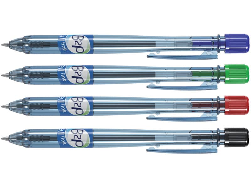 Penna a sfera ricaricabile Pilot B2P Begreen punta media 0,7 mm blu 040185