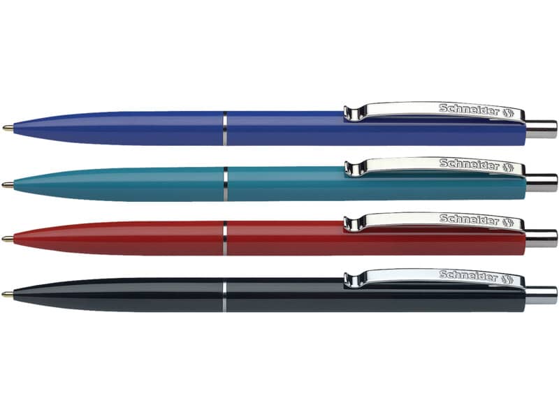 Penna a sfera a scatto Schneider K 15 ricaricabile tratto M blu Conf. 50 pezzi - 3083