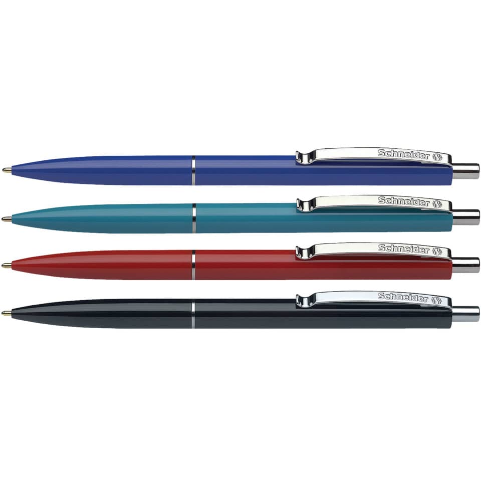 Penna a sfera a scatto Schneider K 15 ricaricabile tratto M blu Conf. 50 pezzi - 3083