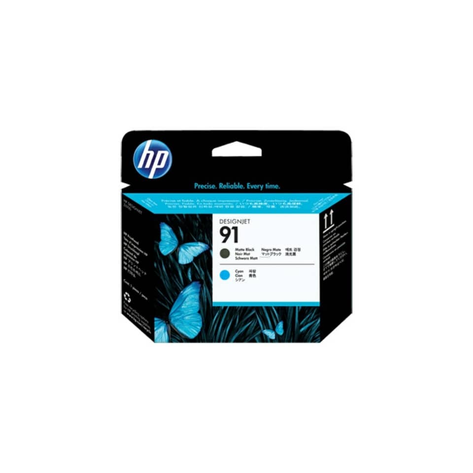 Testina di stampa 91 HP nero opaco +ciano C9460A