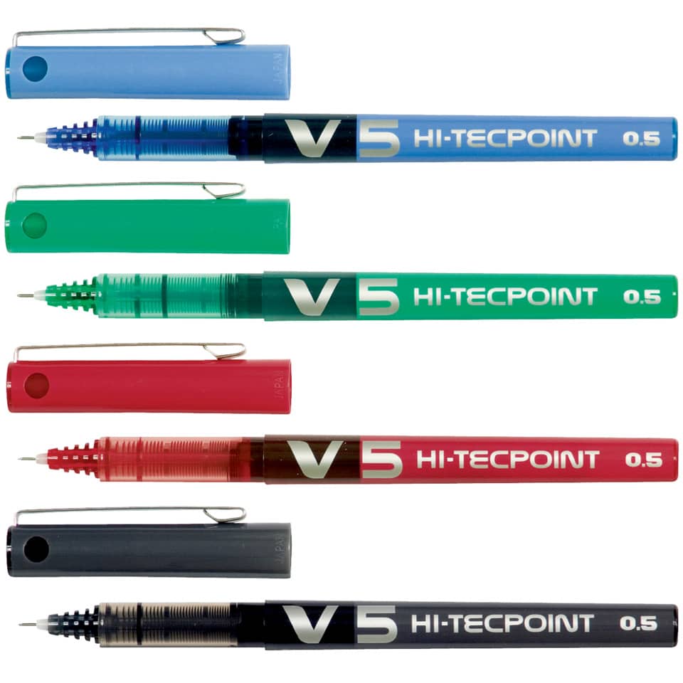 Roller Pilot Hi-Tecpoint V5 0,5 mm blu  011691