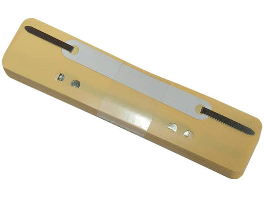 Pressini fermafogli Q-Connect 34x150 mm giallo conf. da 25 - 2012500210