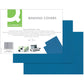 Copertina per rilegatura Q-Connect A4 250 g/m² blu goffrato Conf. 100 pezzi - KF00500