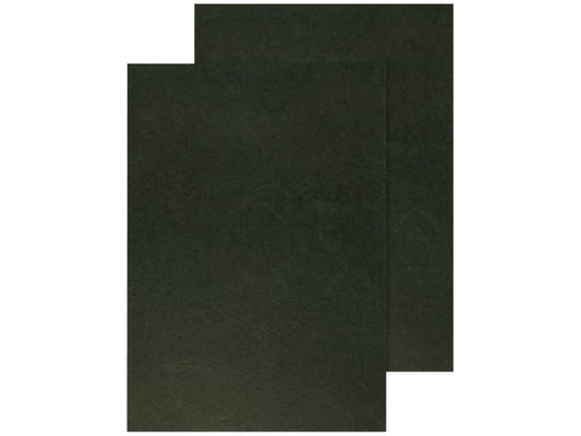 Copertina per rilegatura Q-Connect A4 250 g/m² nero goffrato conf. 100 pezzi - KF00501