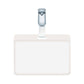 Portanomi con clip DURABLE tasca aperta trasparente inserto 60x90mm conf. 25 - 810619