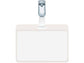 Portanomi con clip DURABLE tasca aperta trasparente inserto 60x90mm conf. 25 - 810619