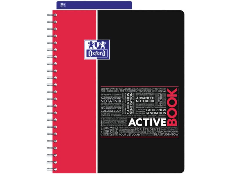 Quaderno spiralato OXFORD Student Activebook A4+ assortiti 400019520