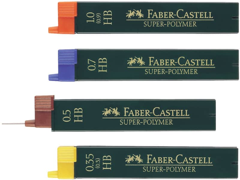 Mine Faber-Castell Super Polymer 0,7 mm HB astuccio da 12 - 120700