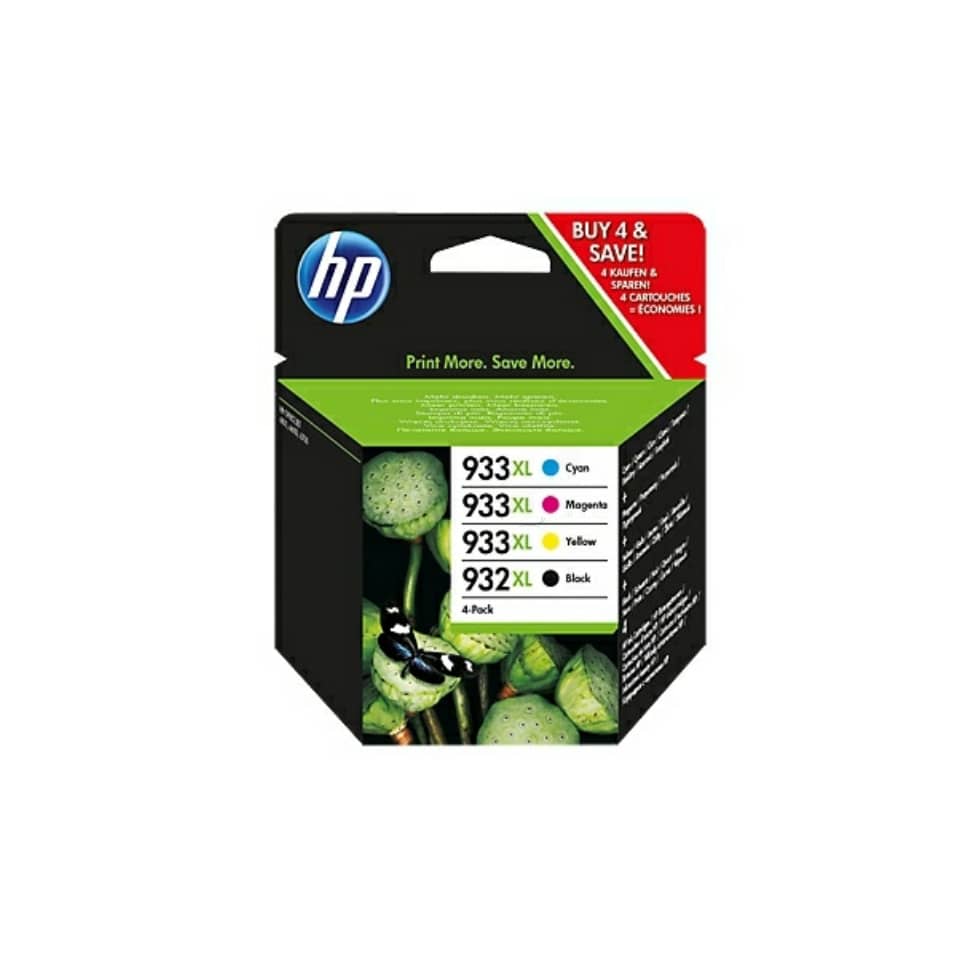 Cartucce inkjet blister 932XL/933XL HP nero+ciano+magenta+giallo Conf. 4 - C2P42AE