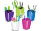 Portapenne CepPro Gloss CEP in polistirene con 2 scomparti blu oceano 7,4x7,4x9,5 cm - 1005300351