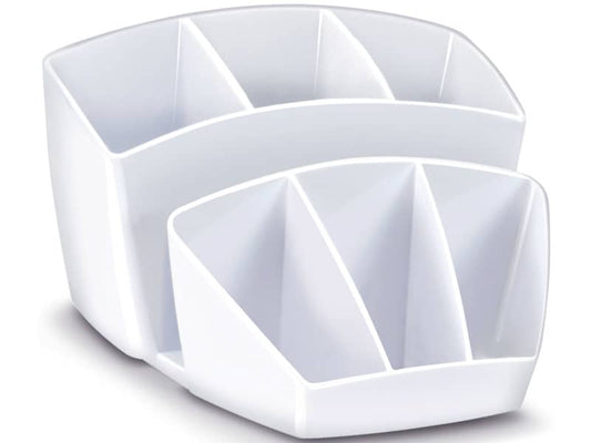 Portaoggetti CEP Gloss bianco artico 14.3 x 15.8 H 9.3 cm 1005800021