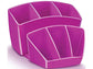 Portaoggetti CEP Gloss rosa 14.3 x 15.8 H 9.3 cm 1005800371