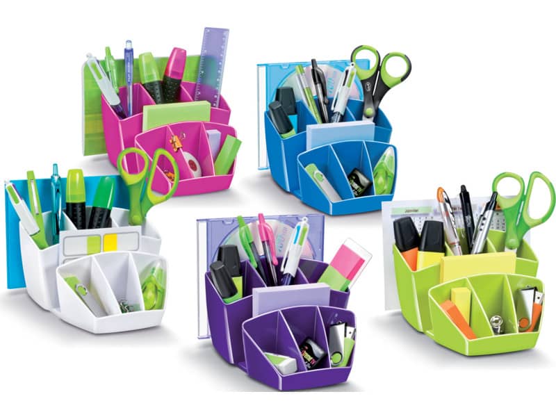 Portaoggetti CEP Gloss rosa 14.3 x 15.8 H 9.3 cm 1005800371