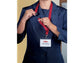 Cordoncino per portabadge DURABLE tessuto rosso 20mm x 44cm conf. 10 - 813703
