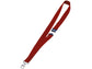 Cordoncino per portabadge DURABLE tessuto rosso 20mm x 44cm conf. 10 - 813703