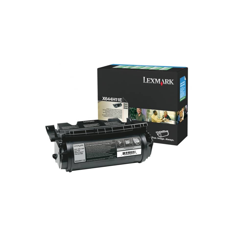Toner alta resa return program Lexmark nero X644H11E