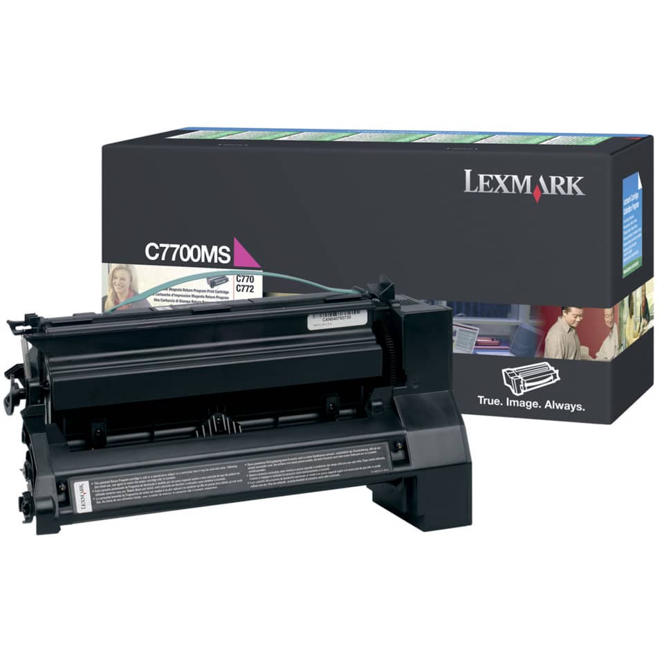 Toner return program Lexmark magenta  C7700MS