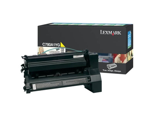 Toner return program Lexmark giallo C780A1YG