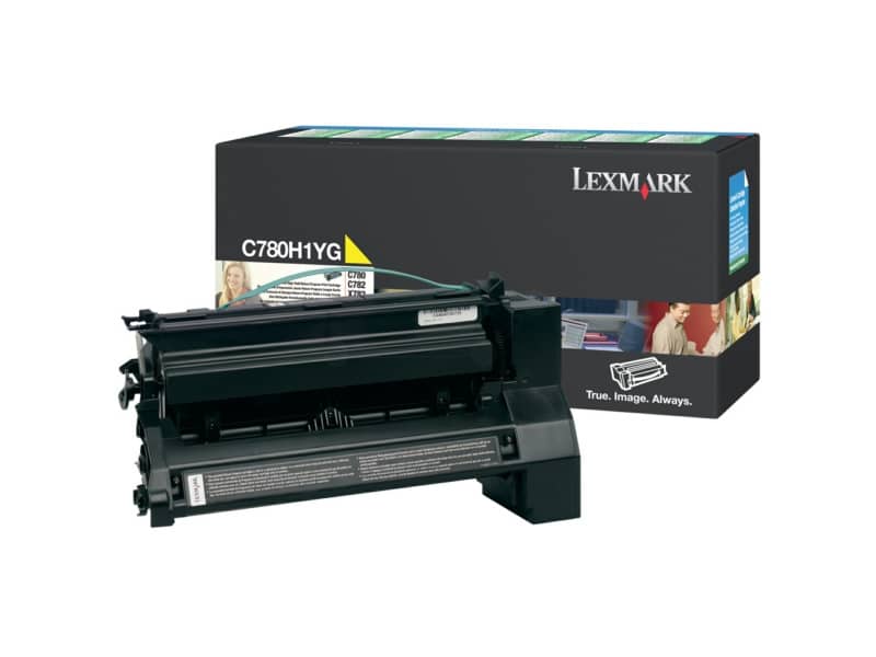 Toner alta resa return program Lexmark giallo C780H1YG