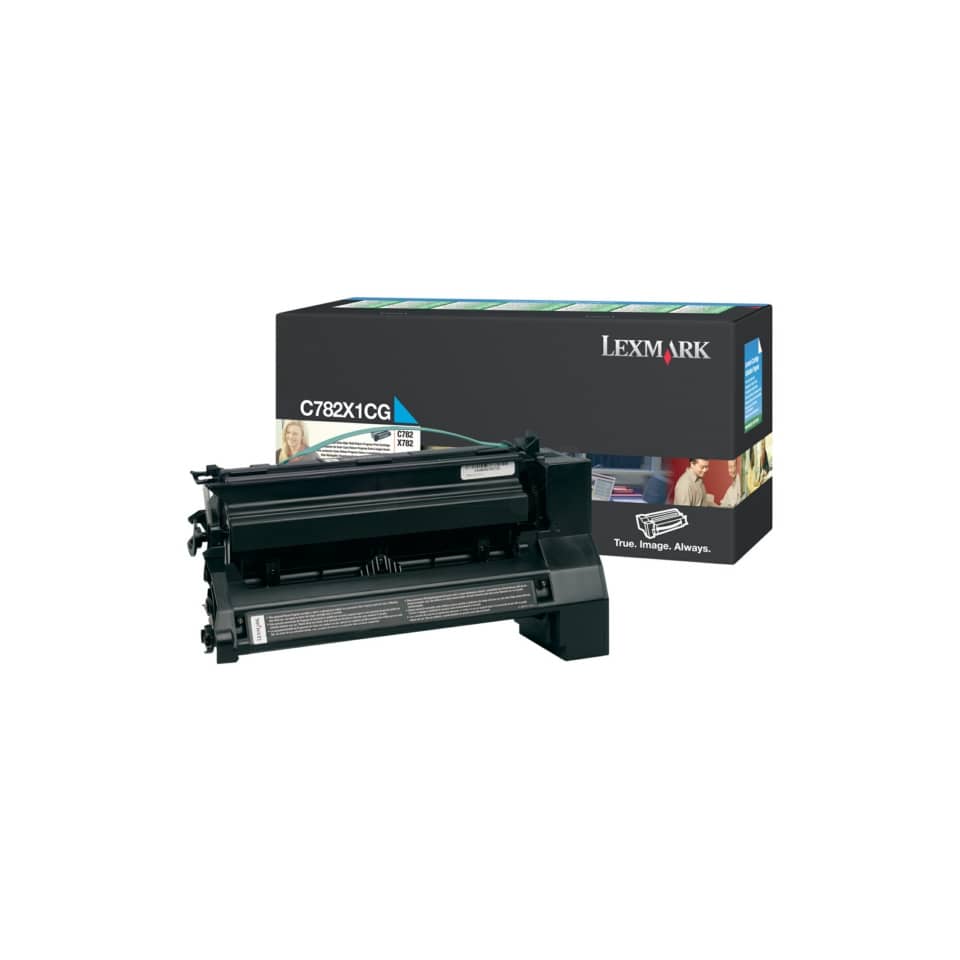 Toner altissima resa return program Lexmark ciano C782X1CG