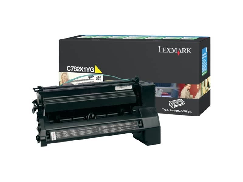 Toner altissima resa return program Lexmark giallo C782X1YG