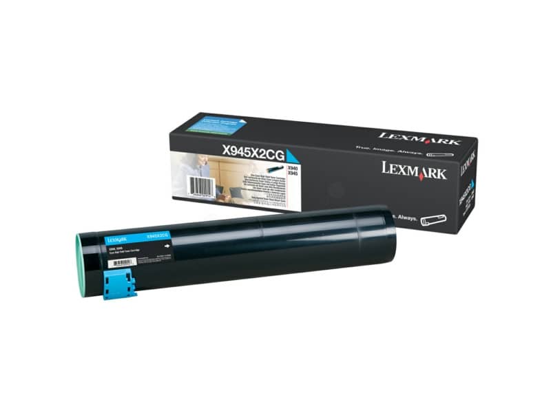 Toner alta resa Lexmark ciano  X945X2CG