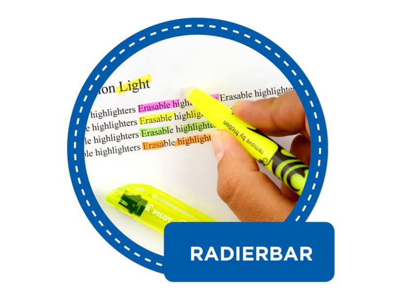 Evidenziatore a penna cancellabile Pilot Frixion Light - tratto 3,3 mm - rosa 009139