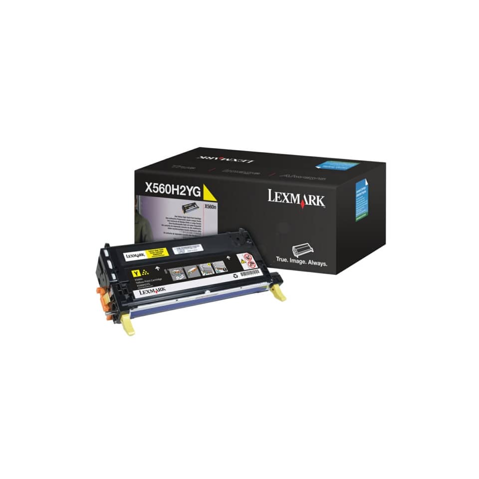 Toner alta resa Lexmark giallo  X560H2YG