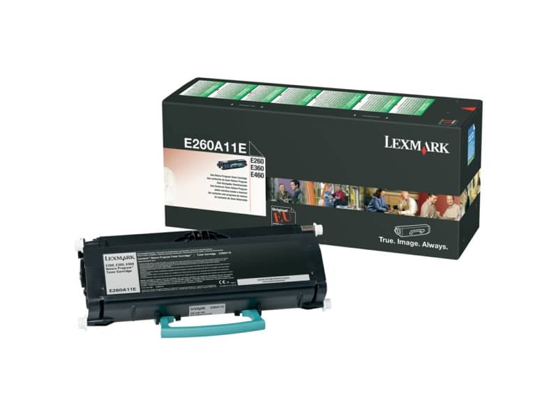 Toner return program Lexmark nero  E260A11E
