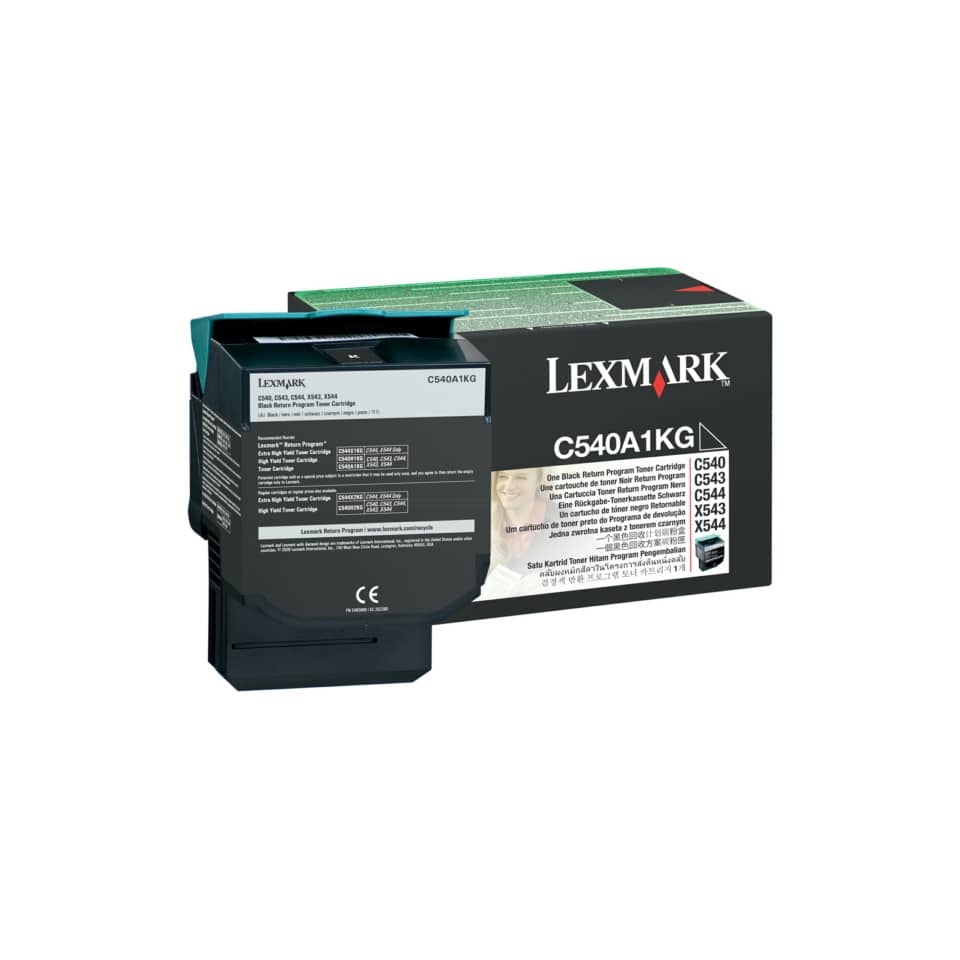 Toner return program Lexmark nero  C540A1KG
