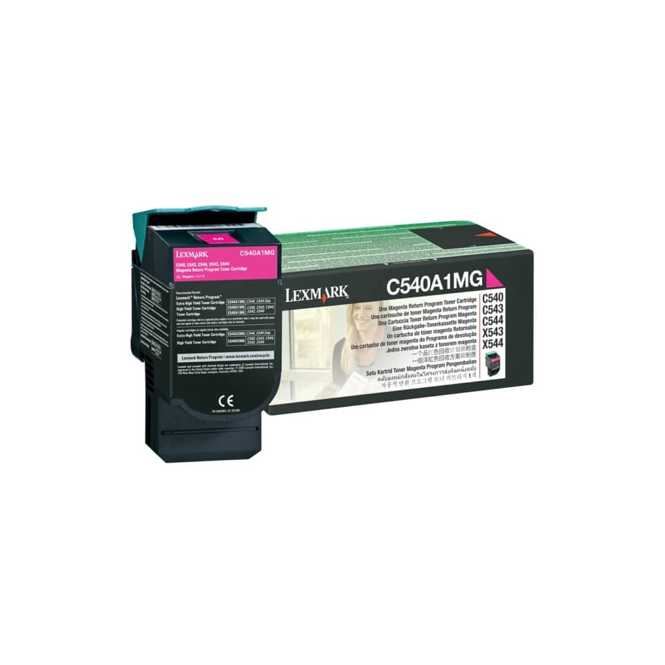 Toner return program Lexmark magenta  C540A1MG