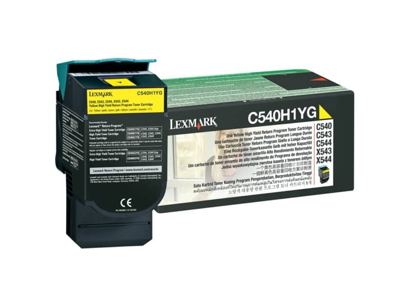 Toner return program Lexmark giallo  C540H1YG
